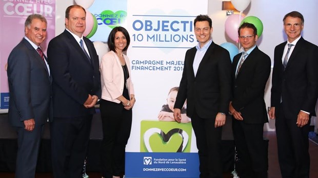 La Fondation pour la Santé du Nord de Lanaudière lance sa première campagne de financement « Donnez avec coeur »