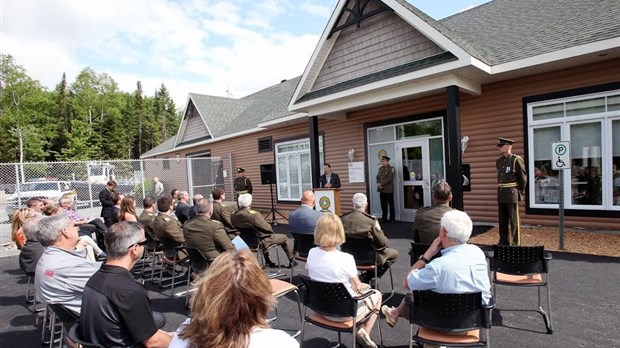 Inauguration des locaux du poste secondaire de la MRC de Matawinie à Saint-Donat
