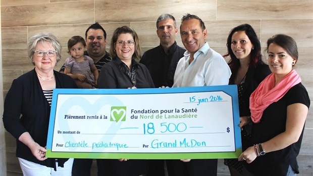 18 500 $ pour la santé de nos nouveau-nés grâce au Grand McDon