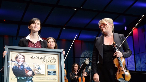 Angèle Dubeau honorée
