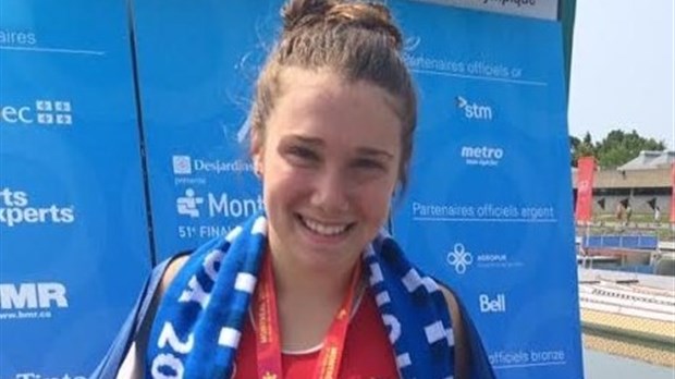 L'argent pour Emie Houle aux Jeux du Quebec