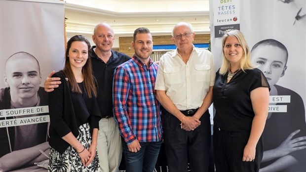La première édition du Défi têtes rasées Leucan des Galeries Joliette est lancée!