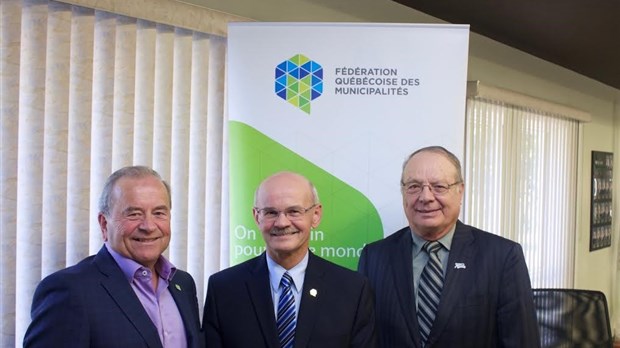 Le président de la Fédération Québécoise des Municipalités de passage dans Lanaudière