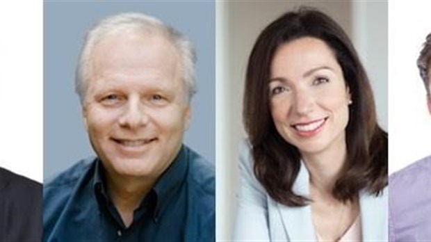 Les candidats à la chefferie du PQ à Saint-Cuthbert
