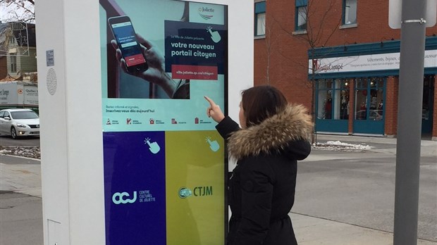 Deux nouvelles bornes interactives à Joliette