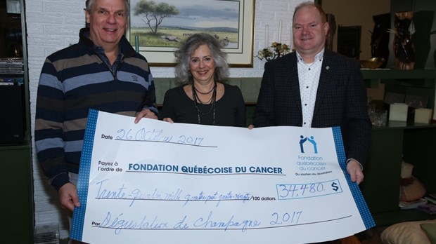Une dégustation de champagne profitable : 34 480 $ pour la Fondation Québécoise du cancer