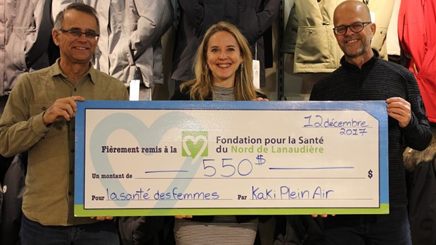 Kaki Plein Air appuie une fois de plus la cause de la santé!