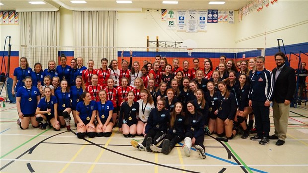 Vif succès des Libellules au 39e omnium de volleyball Thérese-Martin