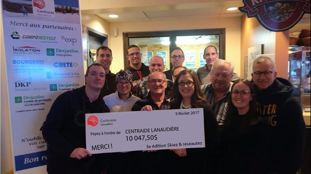 « Skiez et réseautez » récolte 10 047,50$  pour Centraide Lanaudière