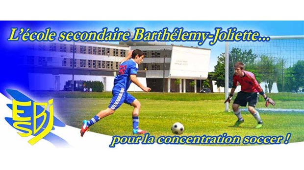 Le programme en sport-études en soccer débutera dès septembre prochain à l'école Barthélemy-Joliette