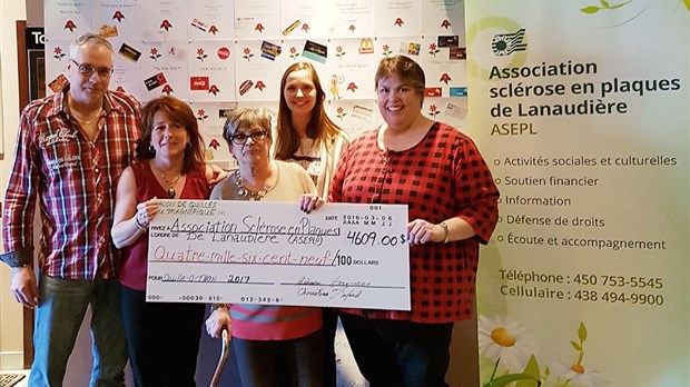 4 609 $ pour la sclérose en plaques dans Lanaudière !