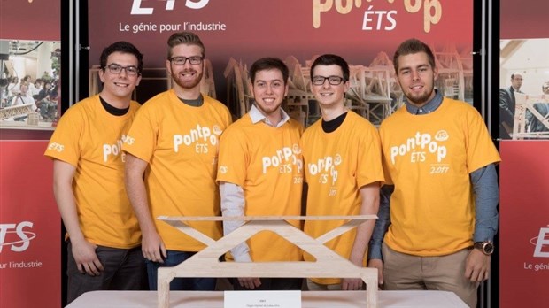 Des étudiants en Technologie du génie civil au  Cégep à Joliette se démarquent à l’ÉTS