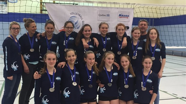 Excellente performance des Libellules au championnat provincial benjamin de volleyball Québec