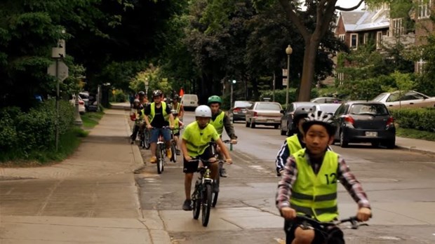 Des élèves de Joliette, cyclistes avertis!