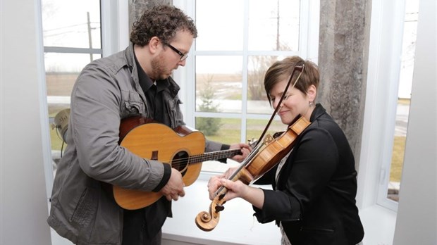 Spectacle du  Duo Lépine et Branchaud à la salle Calimarose du Cégep de Joliette