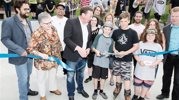 Inauguration du parc de planche et vélo de Saint-Côme