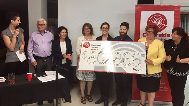 Campagne Centraide : Un investissement social de 802 866 $ pour soutenir 90 organismes lanaudois