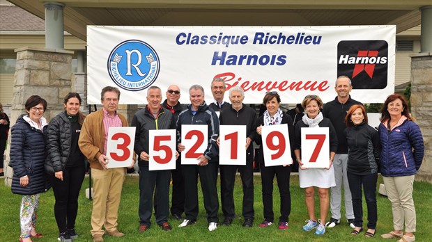 Succès pour la 35e Classique Richelieu-Harnois: 352 197 $ recueillis pour la cause! 