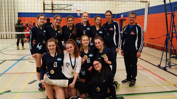 Vif succès des Libellules au 39e omnium de volleyball Thérèse-Martin