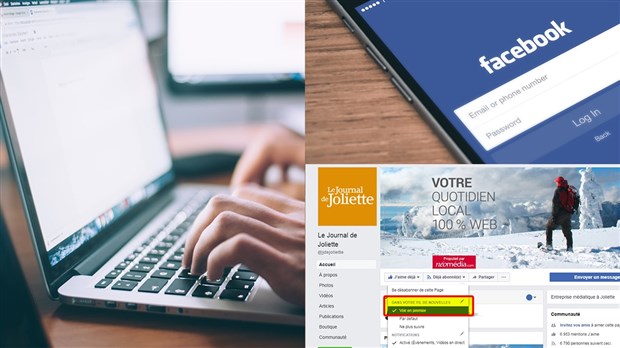 Mise à jour de Facebook : voici la solution pour ne rien manquer des nouvelles du Journal de Joliette