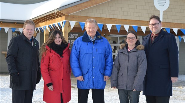 La municipalité de Saint-Didace présente  son nouveau chalet des loisirs