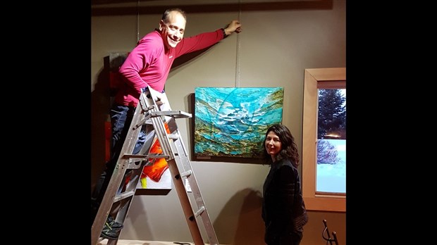 Vernissage de l'artiste peintre Julie Miron