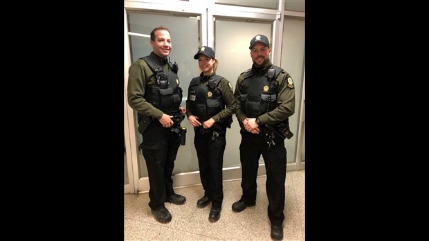 Des policiers sauvent une vie à Joliette