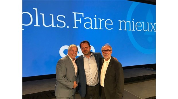 Le candidat de la CAQ dans Joliette, François St-Louis s'exprime 