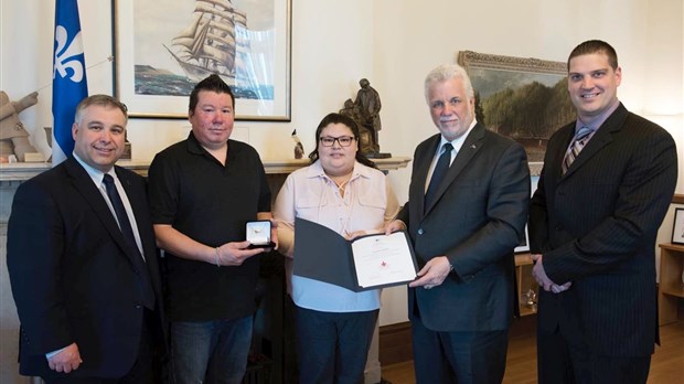 Carolane Flamand, lauréate du Prix d’alphabétisation du Conseil de la fédération