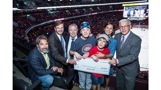 La Fondation des Canadiens pour l'enfance remet un don de 15 000 $ pour faire bouger les jeunes de Lanaudière