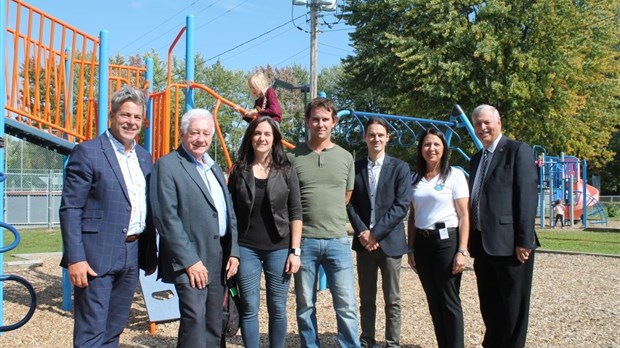 Le parc-école dévoilé à l'école primaire de La Source d'Autraie