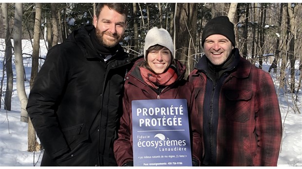 Une grande propriété de 35 hectares protégée à Notre-Dame-de-la-Merci 
