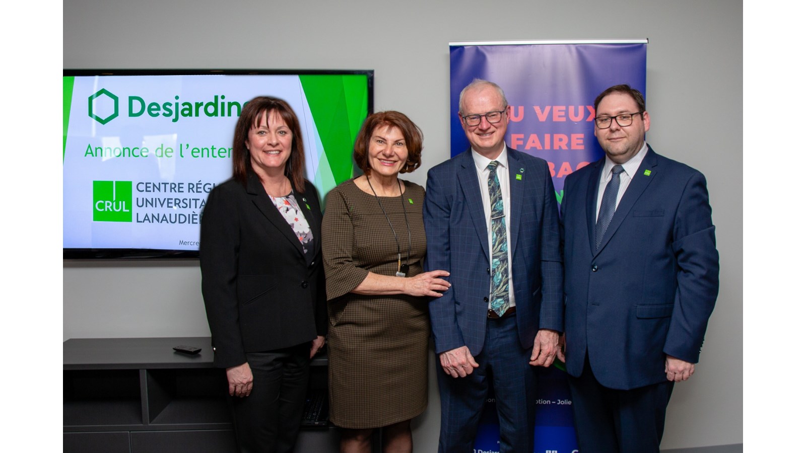 Desjardins accorde 500 000 au Centre régional universitaire de