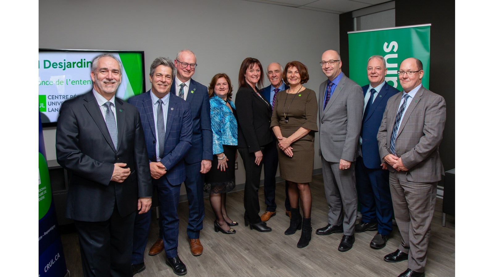 Desjardins accorde 500 000 au Centre régional universitaire de