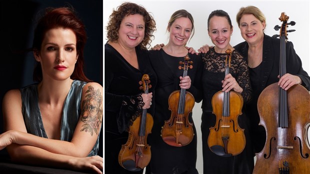 Le Quatuor Claudel-Canimex et Valérie Milot au Musée d’art de Joliette