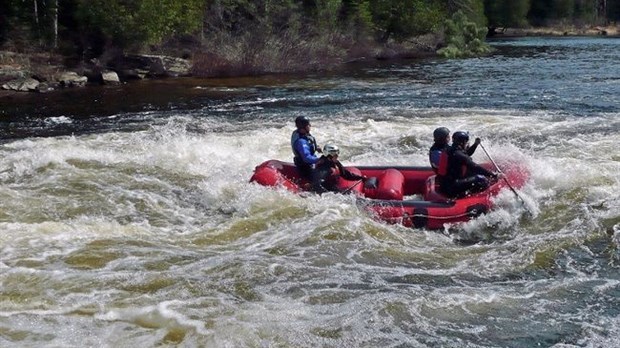 Un adepte de rafting sauvé dans la rivière Ouareau