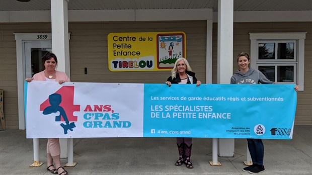Maternelle 4 ans : le Syndicat des travailleuses en service de garde de Lanaudière- CSN et les employeurs de la région font front commun 