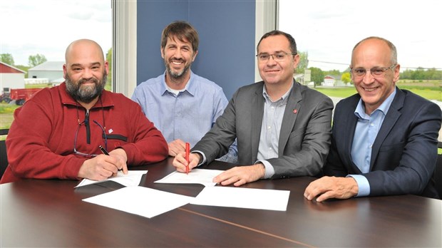Signature d'une importante entente de coopération économique entre Alliance Métal Québec et Mont-Blanc Industries