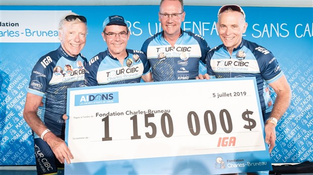 IGA et ses marchands remettent 1 150 000 $ à la Fondation Charles-Bruneau 