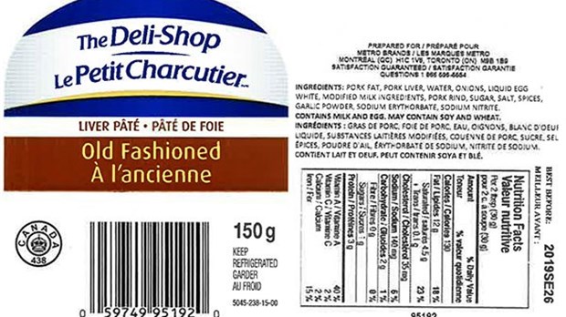 Rappel de certains pâtés de marque Le Petit Charcutier 