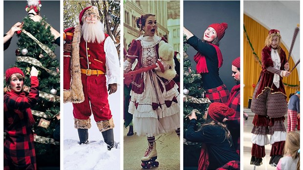 Le père Noël, les lutins et les anges ravivent la magie de Noël à Chertsey
