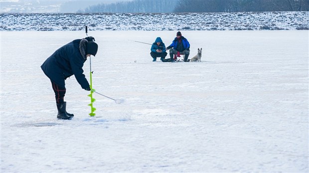 Les pêcheurs pourront pratiquer leur activité en toute sécurité cet hiver au lac Saint-Pierre