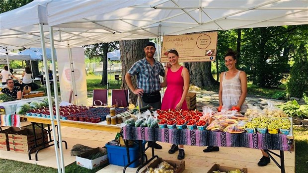 Tirage du panier-cadeau du Marché fermier de Saint-Norbert