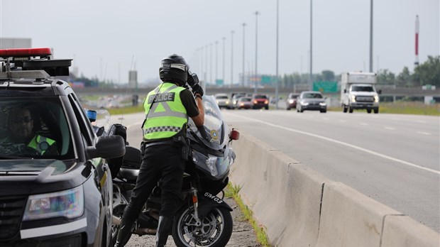 La Sûreté du Québec accroît sa présence sur les routes de l'Ouest