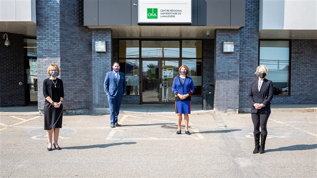 Services universitaires de proximité en région: 250 000 $ versés au Centre régional universitaire