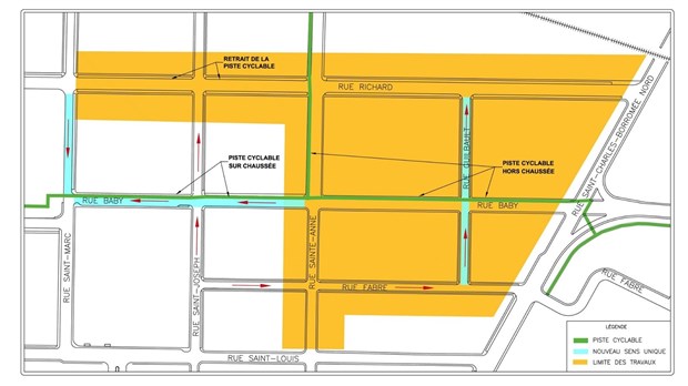 Réaménagement partiel de certaines rues à Joliette au printemps