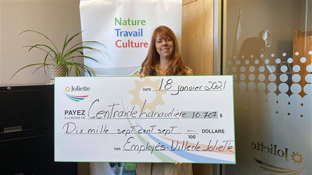 La ville de Joliette remet 10 707,62 $ à Centraide Lanaudière