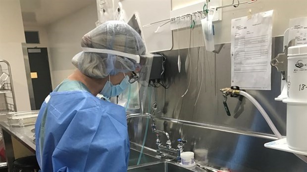 Les préposés en retraitement des dispositifs médicaux (PRDM) de Lanaudière se mobilisent