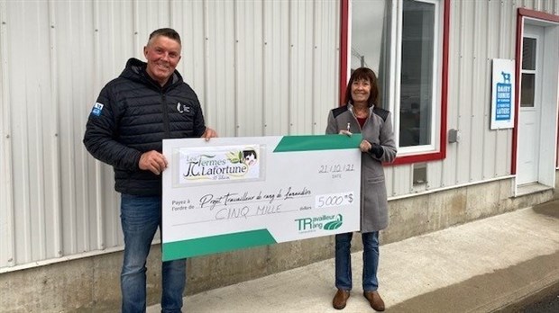 Un don généreux de la ferme laitière Jean-Claude Lafortune