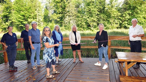 Un sentier d’hébertisme au parc des Chutes Monte-à-Peine-et-des-Dalles